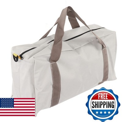 Jectse Wide Mouth Tool Bag, 20 Inch Large Tool Bag Heavy Duty Tool Storage Bag