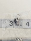 Sterling Silver 925 Drop Heart Earrings Dainty Lightweight New in Package — photo 9