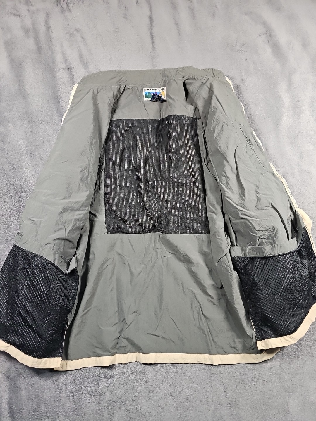 Exofficio Convertible Safari Jacket Vest Mens Large Khaki Adventure Fishing