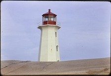 1971 Peggy&rsquo;s Cove Lighthouse Nova Scotia Canada Vintage 35mm Slide East Coast