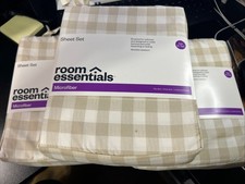 3 Room Essentials Microfiber Twin/XL Twin Sheet Set 3-piece NEW