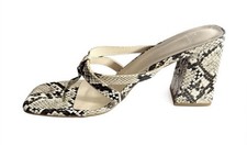 Halston Mash Snake Print Heel Women size 9 New In Box