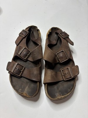 Birkenstock Milano Leather Buckle Straps Sandals Vintage 90s Women s 7.5 EU 38