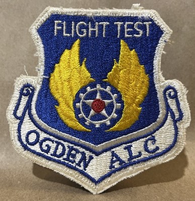 Vintage USAF Flight Test Ogden ALC Fourteenth Air Force Squadron Sew On Patch