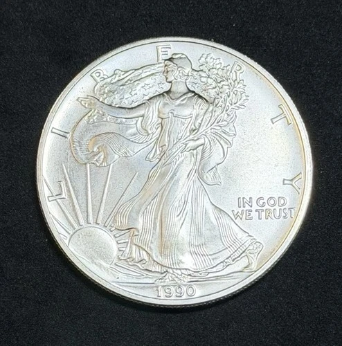 1990 American Silver Eagle 1 Oz .999 Fine Coin, 24 Hour Auction No Reserve #901