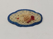 Vintage Celluloid Scottie Dog Brooch Figural Terrier Pin Japan 2.25"