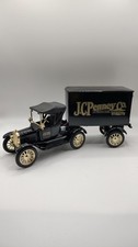 ERTL 1918 Ford Runabout Die-Cast Coin Bank With Trailer
