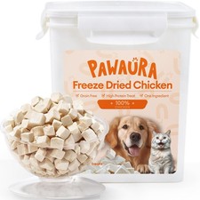 Freeze Dried Chicken Cats  Dogs Treats, 17.63 oz 1.1LB , High Protein Single...