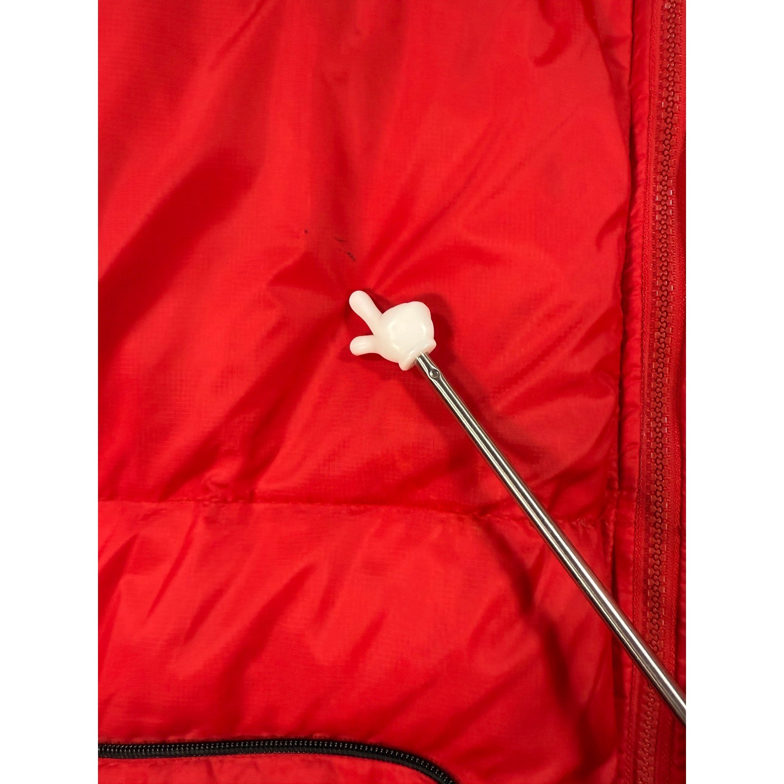 Vtg Ecko Function Reversible Red Silver Puffer Ja… - image 18