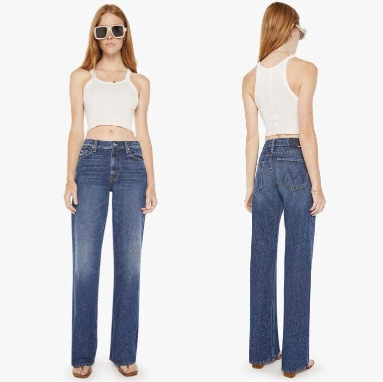 Pantalones de mezclilla Mother The Bookie Heel Bootcut Did You Bring Me Anything 27 nuevos con etiquetas 10865 1396 Foto 2 de 4