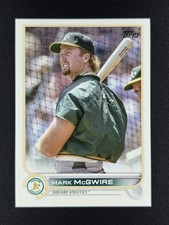 Mark McGwire 2022 Topps Update Image Variation Short Print SP #US25 ATHLETICS