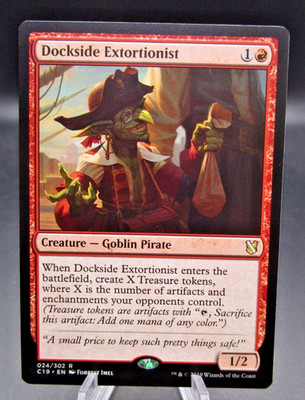 MTG Magic the Gathering Dockside Extortionist (24/363) Commander 2019 NM