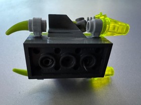 Alien Defender 7050 Alien Hoverbike Prototype Used to design the Game - Glued