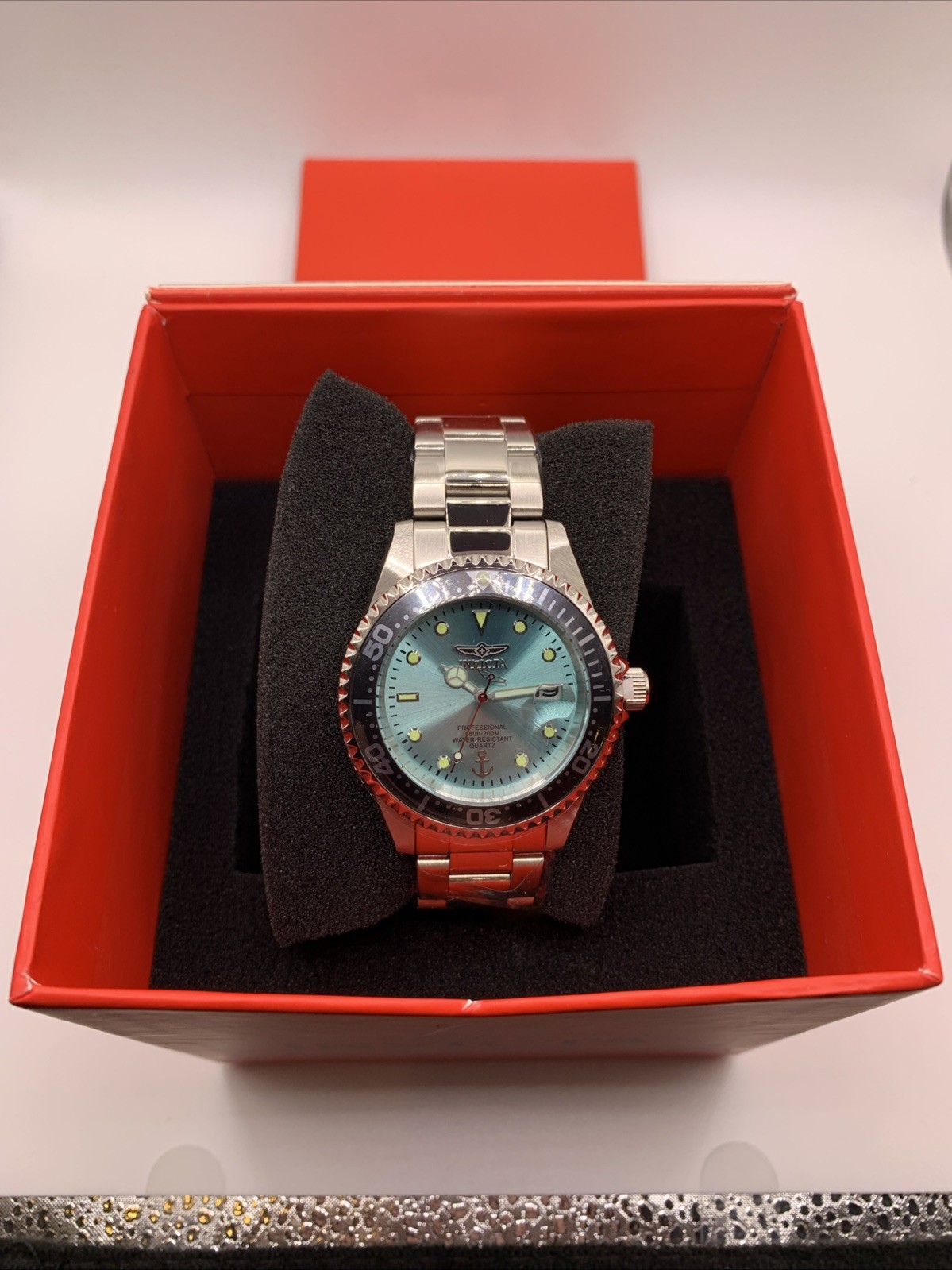Invicta Ocean Voyage Quartz Light Blue Dial Men's Watch 50145