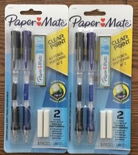 Paper Mate Clearpoint Mechanical Pencil Starter Set 0.5 mm 2 Pencils