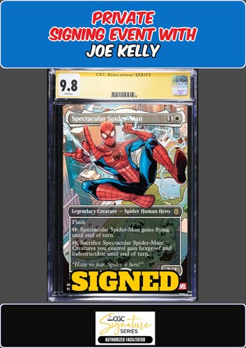 AMAZING SPIDER-MAN #28 ROBERTA INGRANATA MAGIC CGC SS JOE KELLY SIGNED PRESALE