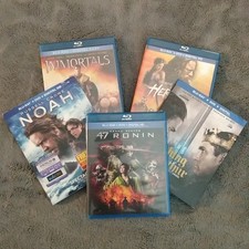 Ancient Heroes 5-Movie Blu-ray Set - 47 Ronin Noah Hercules Immortals Slips