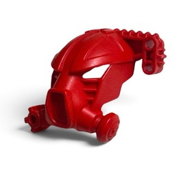 LEGO Bionicle Maxilos Mask Face Helmet Red 57701 Genuine Part Mahri Nui MOC
