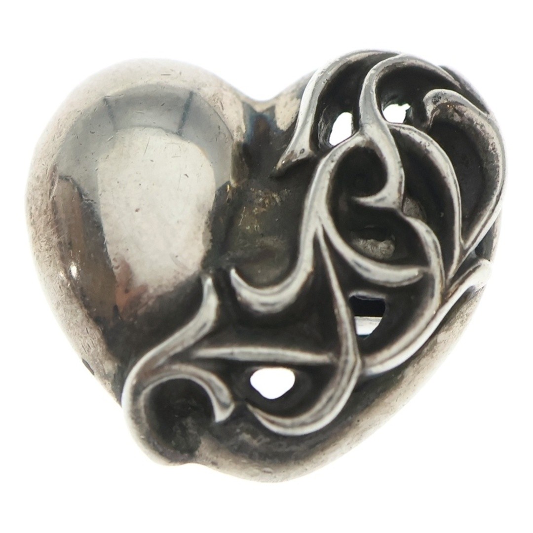 CHROME HEARTS HAIRBAND Hair Band Heart Button Concho Silver Used 56dda320727c0ac