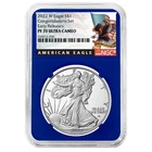 2022-W Proof $1 American Silver Eagle Congratulations Set NGC PF70UC ER Black