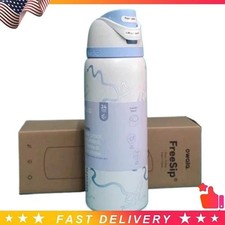 Owala Urban Outfitters Exclusive 32 oz Tied And True Blue Bows Bottle New in Box