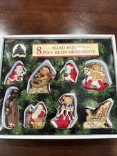 8’hand Painted Poly Resin Ornaments