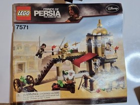 LEGO Prince of Persia: (7571 and 7572) ALL Pieces, Minifigs, and Manuals. No Box