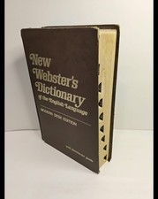 New Websters Dictionary Modern Desk Edition Secretaries Guide Hardcover 1976