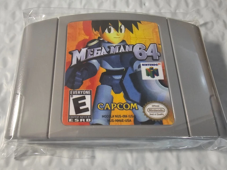 Mega Man 64 (Nintendo 64, 2001) N64 Capcom Game Cartridge - Image 4 of 4