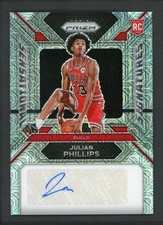 2023-24 JULIAN PHILLIPS 05/25 AUTO PANINI PRIZM MOJO SENSATIONAL SIGNATURES RC