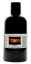 8oz Amber 8oz Premium Grade Scented Fragrance Oil Crazy Candles