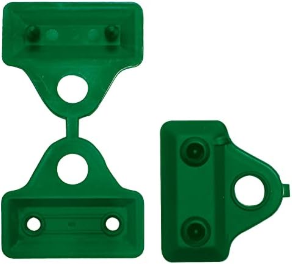 Tenax Clips Rete 5 cm Verde, Scatola da 500 Clips, Clips per Il Fissaggio di ret