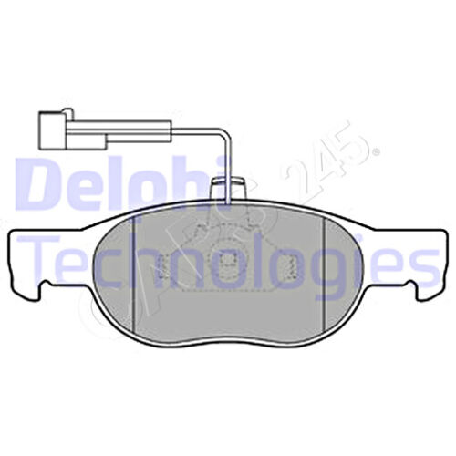DELPHI disc brake brake lining set for Fiat alfa romeo lancia Brava 9947776 - Picture 1 of 1
