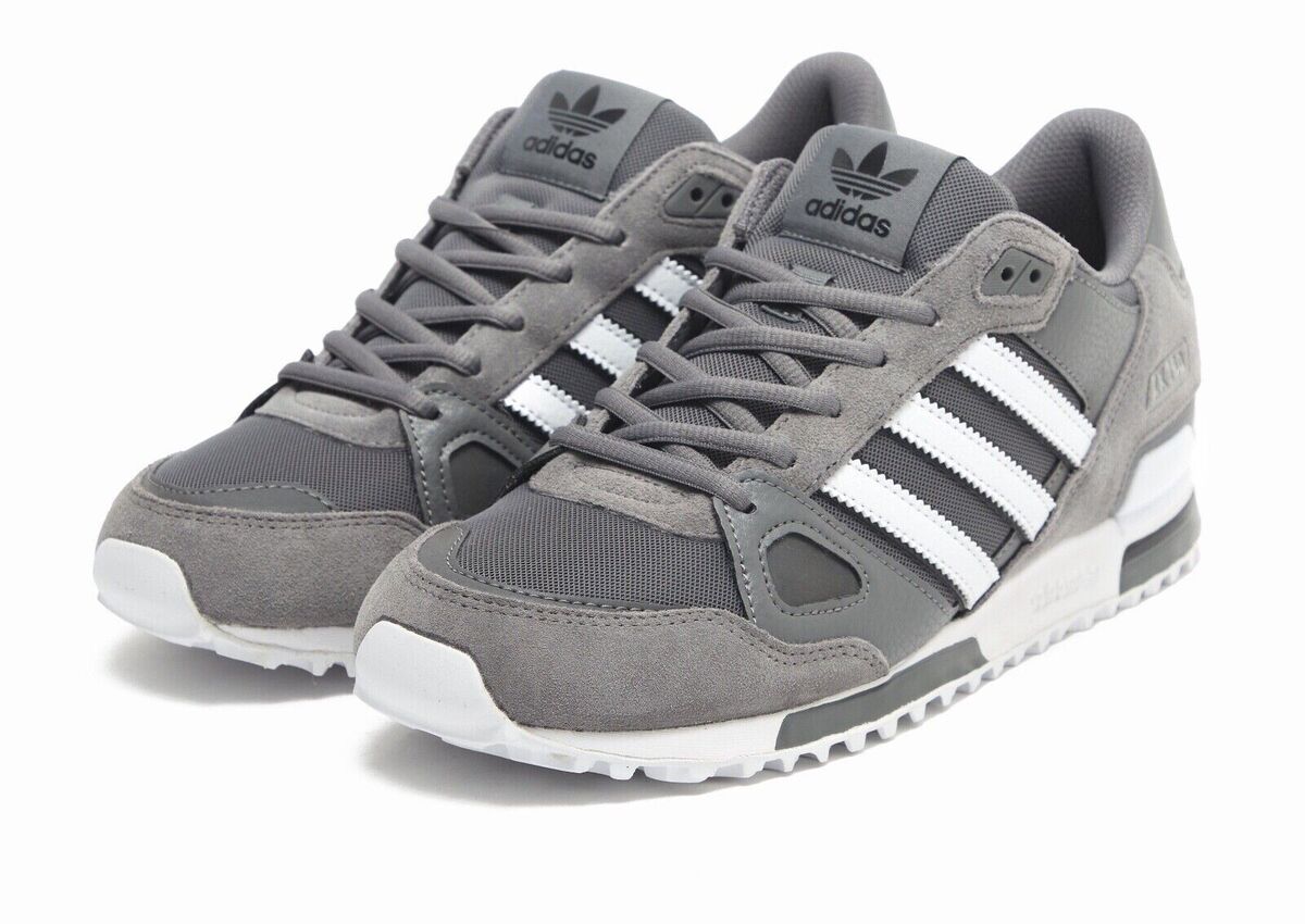 adidas ZX Grey Originals Retro Running Shoes Low Top Sneakers 