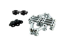 10 Double End Drum Lugs Tube Lugs with Screws- 31.75mm / 1.25 inch 1 1/4" 