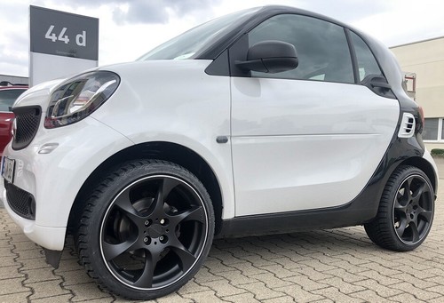smart 453 Lorinser Speedy Alufelgen Winterräder fortwo forfour schwarz Pirelli - Bild 4 von 12
