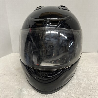 Fuel Motorcycle Helmet Dot Ff001 FMVSS Flip Up Helmet Black XL 61-62  # 218