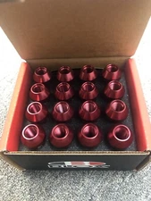 Blox Racing Street Series Forged Lug Nuts 12x1.5 RED - 16 Piece Set