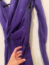 Dolce & Gabbana Purple Silk Dress - excellent condition, size M