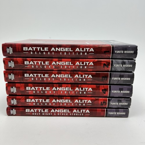 Kobdansha Battle Angel Alita Deluxe Edition 1-5 & Holy Night & 3 Art Prints - Picture 20 of 23