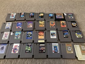 Nintendo NES lot of 28  Zelda, Castlevania, Mario, Ninja Gaiden, TMNT, sport