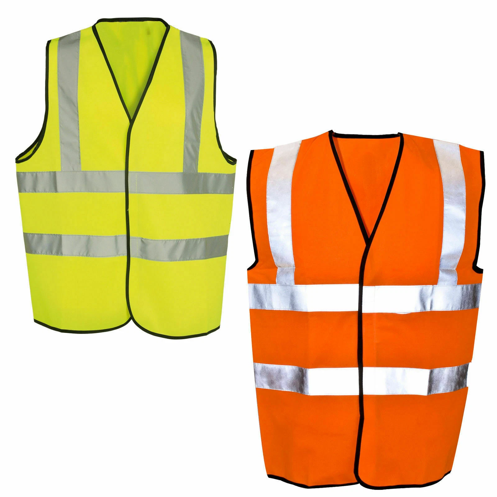2 gilet jaune haute visibilité gilet sécurité EN ISO SUPREME TTF