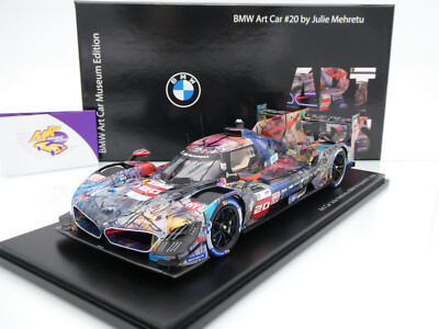 Spark # BMW M Hybrid V8 Hypercar 24h Le Mans 2024 '' Art Car Julie Mehretu '' 1:18