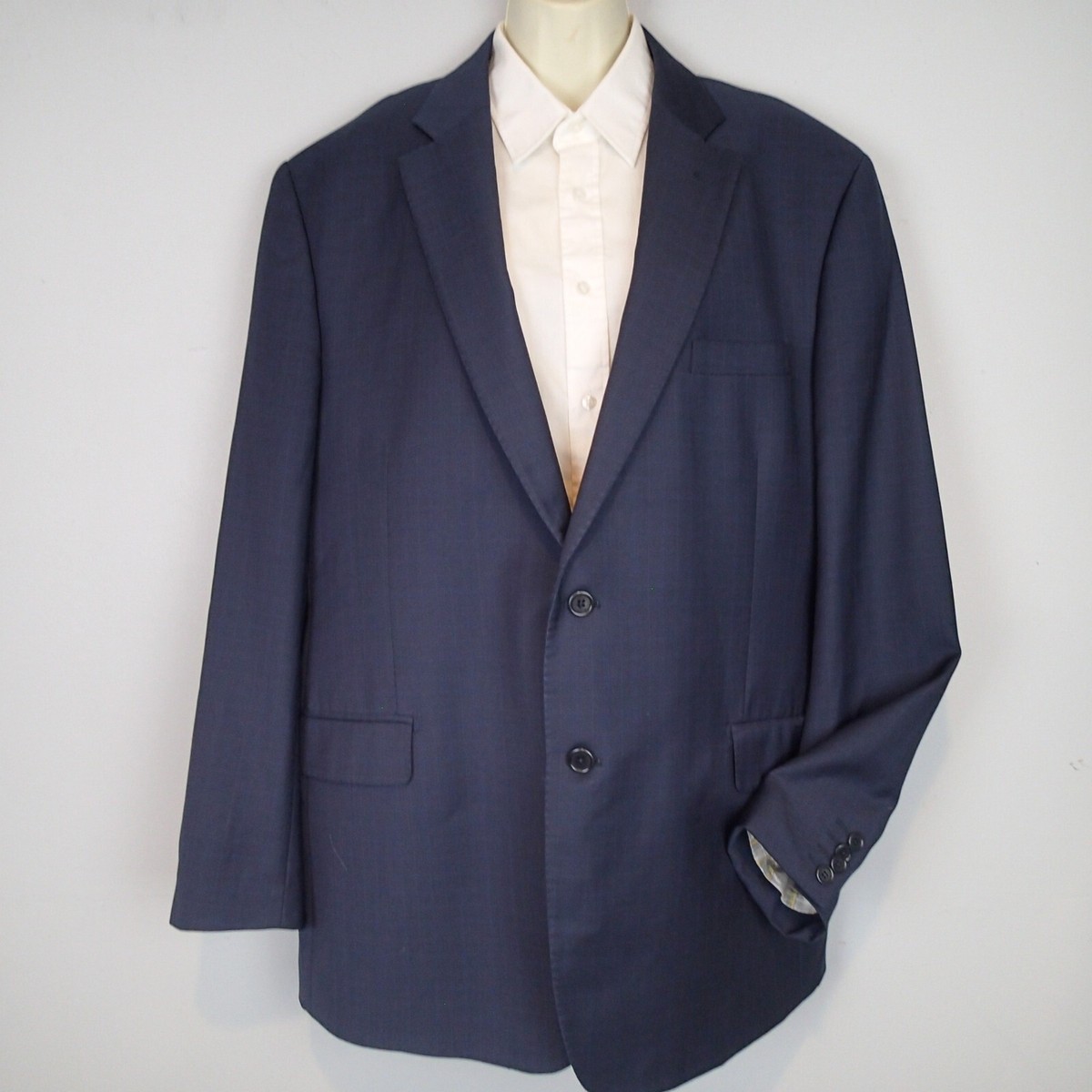 Ermenegildo Zegna navy blue Wool Blazer Sport Coat 46 R | eBay display picture 1