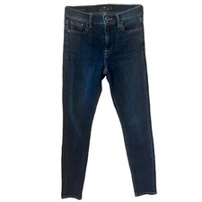 Lucky Brand Bridgette Skinny Jeans Women  s 0/25 Dark Wash Blue Denim