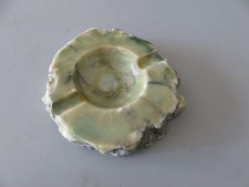 POSACENERE VINTAGE in ALABASTRO ~ PORTACENERE vecchio con segni e patina tempo