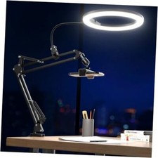 10" Ring Light with Overhead Phone Mount, LED Selfie Light with Stand and