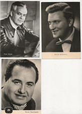 31/825 FOTOS K&Uuml;NSTLER - THEO ADAM + PETER WIELAND + HEINZ QUERMANN