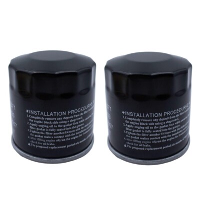 2x Oil Filters For JOHN DEERE 175 180 185 325 335 345 425 445 Lawn Mower filter