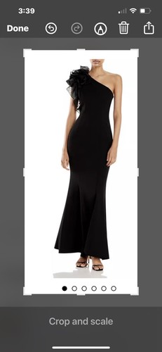 black formal dress size 14